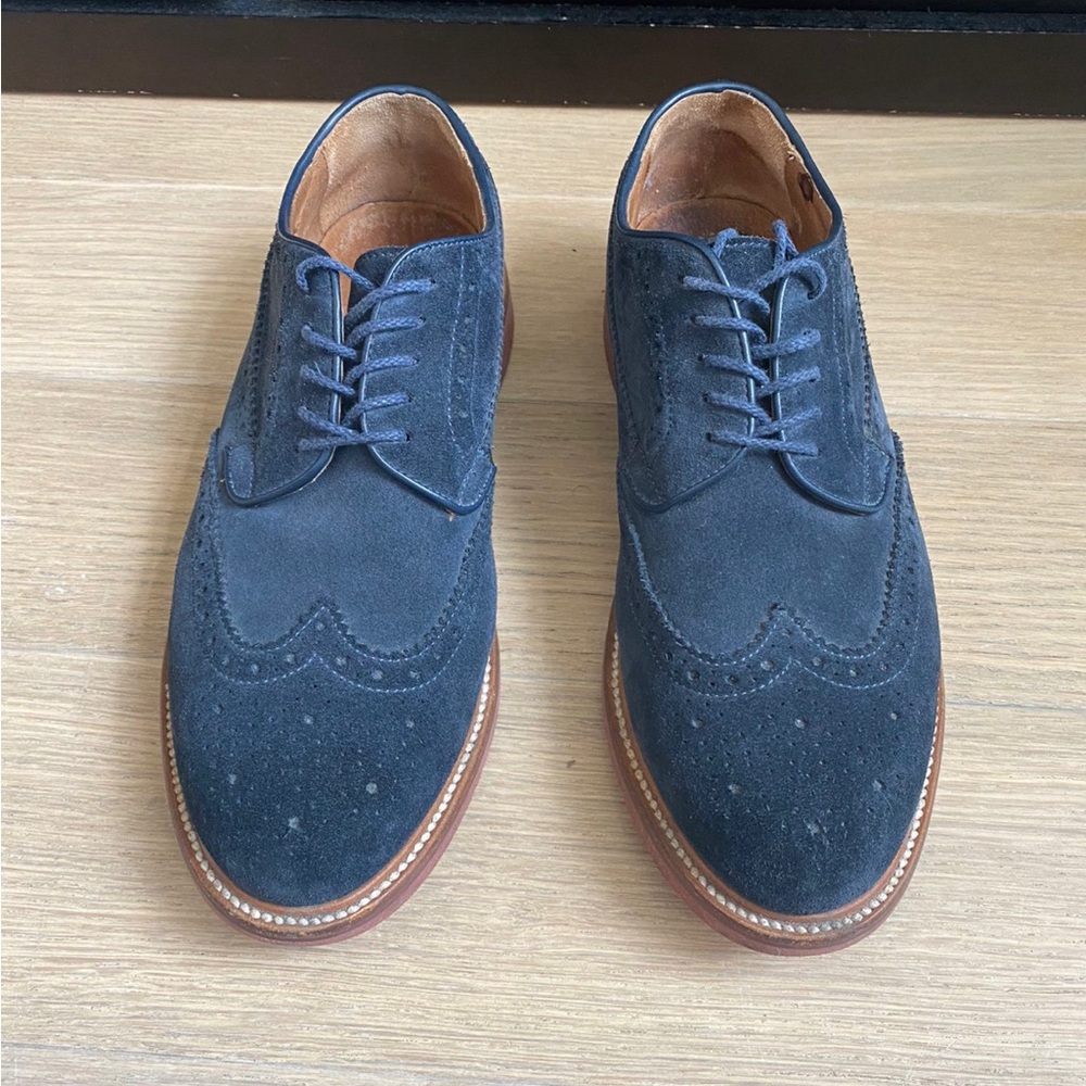 JCrew Men’s Blue Suede Shoes